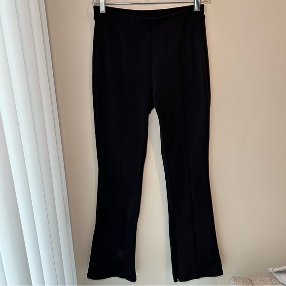Alo Yoga High-Waist 7/8 Zip It Flare Legging Black Size Medium - Picture 4 of 13